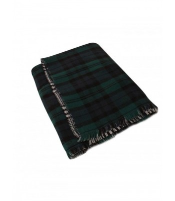 BeAllure Checked Blanket TrimsWomens Reversible in Wraps & Pashminas