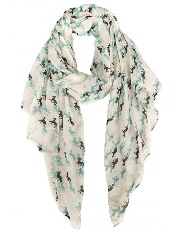 Herebuy Cool Animal Print Scarf Fashionable Women Scarves for Winter - Beige02 - C4182IW6KMI