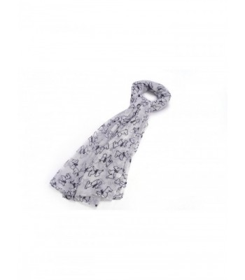 Womens Puppies Print Scarf SELLER