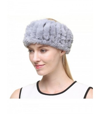 Vogueearth WomenReal Rabbit Headband headbands in Women's Cold Weather Neck Gaiters