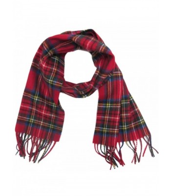 Ingles Buchanan 100% Wool Plaid Scarves - Made In Scotland - 12 Tartan Choice - Royal Stewart - CH11HANW58L