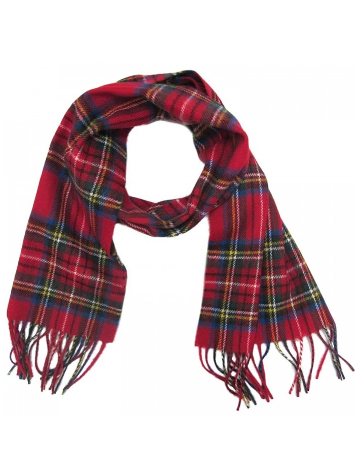 Ingles Buchanan 100% Wool Plaid Scarves - Made In Scotland - 12 Tartan Choice - Royal Stewart - CH11HANW58L