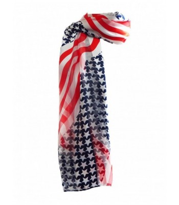 New Company Women's American Flag Scarf - CM11EQ77WQP