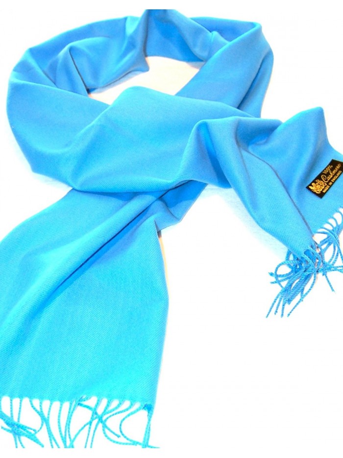 Sky Blue Cashmere Scarf - CC111F8C2QX