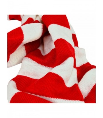 TrendsBlue Soft Knit Striped Scarf
