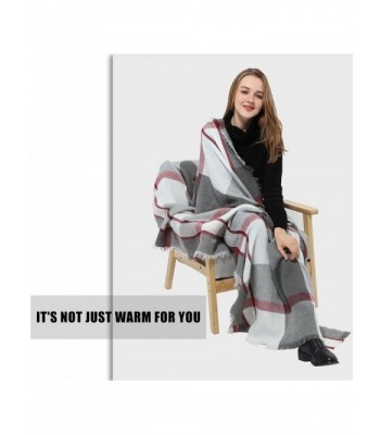 Blanket Square Womens Winter Tartan in Cold Weather Scarves & Wraps