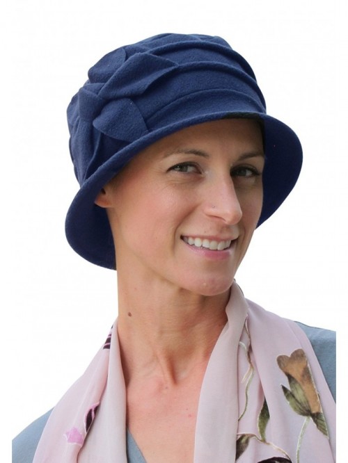 Hats- Scarves and More Fleece Flower Cloche Hat For Chemo & Cancer ...