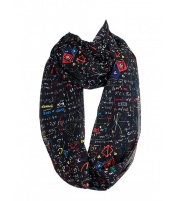 Etwoas Mathematic Education Infinity Circle in Fashion Scarves