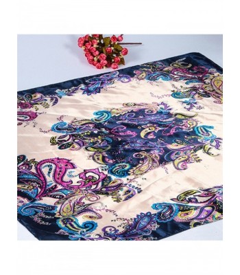Polytree Womens Floral Imitated Square in Fashion Scarves