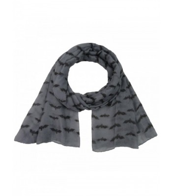 Women Scarf Winter Shawl Bat Print Fashion Scarf Soft Wrap Stole Pashmina Scarves - C - C91885I8D69