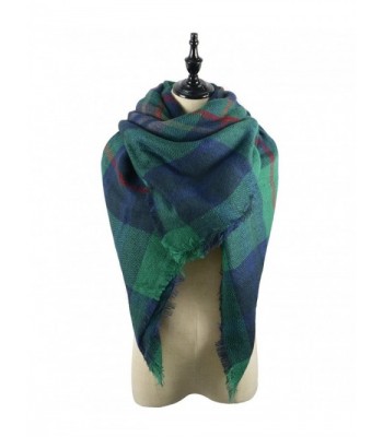 Zando Oversized Blanket Scarfs Scarves - Green Women Scarf - CK186GTMOZY