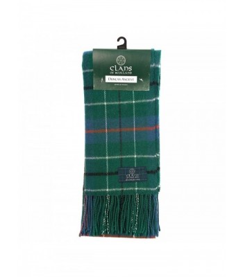 Clans Of Scotland Pure New Wool Scottish Tartan Scarf Duncan Ancient (One Size) - CQ12581BW6X