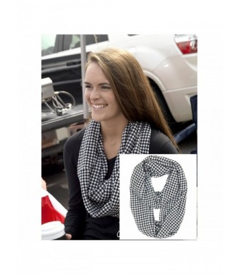Tapp Multicolor Houndstooth Infinity Scarf
