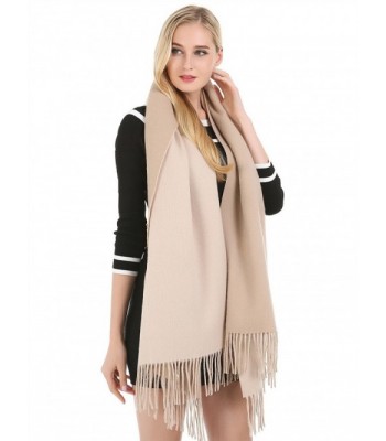 Saferin Cashmere Winter Shawl 26 Khaki in Wraps & Pashminas