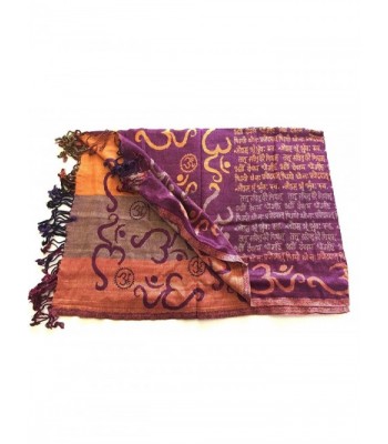 Prayer Meditation Sacred Gayatri Mantra in Wraps & Pashminas