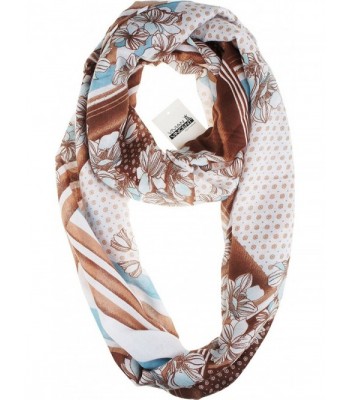 Vivian & Vincent Soft Light Elegant Sheer Infinity Scarf - C3 - CJ186ZCDLQC