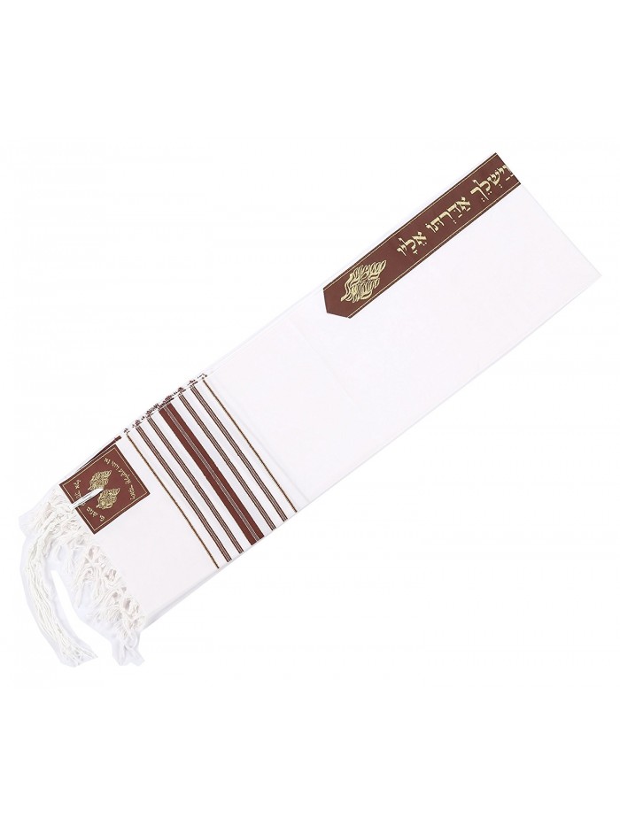 Elisha Tallit Prayer Shawl with Polybag Packing by Star Gifts - C6188QD4DCQ