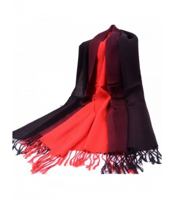 TopTie Scarf Tassel Solid Tow Tone