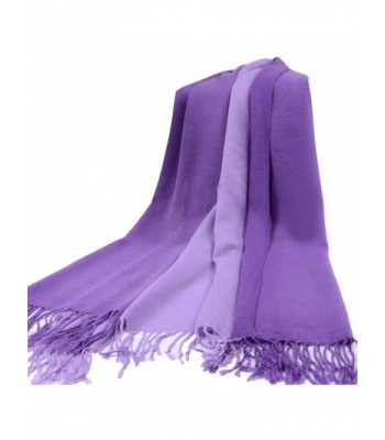 TopTie Scarf Tassel Solid Tow Tone in Fashion Scarves