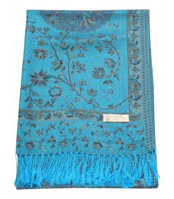 Turquoise Reversible Pashmina CJ Apparel