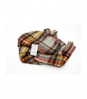 Womens Tartan Scarf Checked Pashmina in Wraps & Pashminas