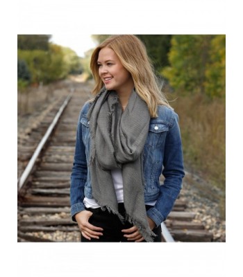 Charcoal Womens Fashion Blanket Scarves