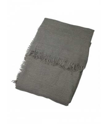 Charcoal Womens Fashion Blanket Scarves in Fashion Scarves