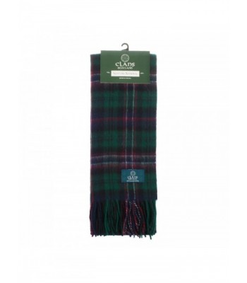 Clans Of Scotland Pure New Wool Scottish Tartan Scarf Scottish National (One Size) - CR123H4D707