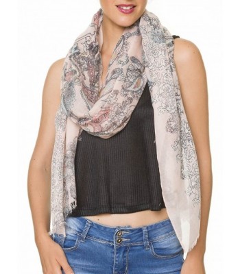 Lightweight Fashion Paisley Scarves Melifluos in Wraps & Pashminas