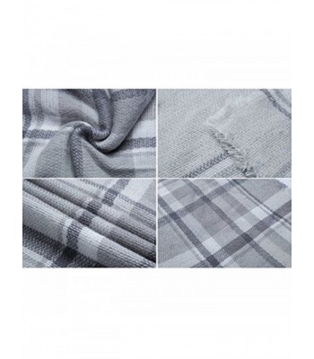 Womens Tartan Blanket Checked Pashmina