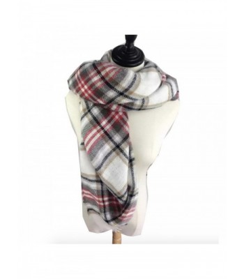 Womens Tartan Scarf Checked Pashmina