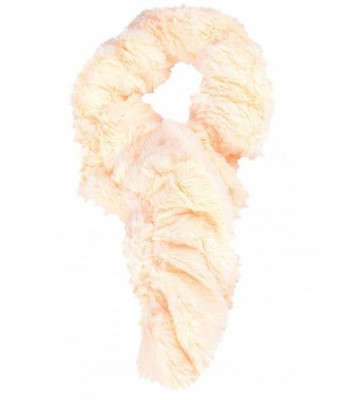 Simplicity Women's Winter Super Soft Faux Fur Twisted Neck Warmer Scarf Wrap - Beige - CU11I1R4GUV