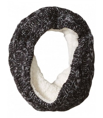 Bearpaw Women's Two-sided Cozy Collar Scarf- charcoal/charcoal- One Size - C2184ONH3WK