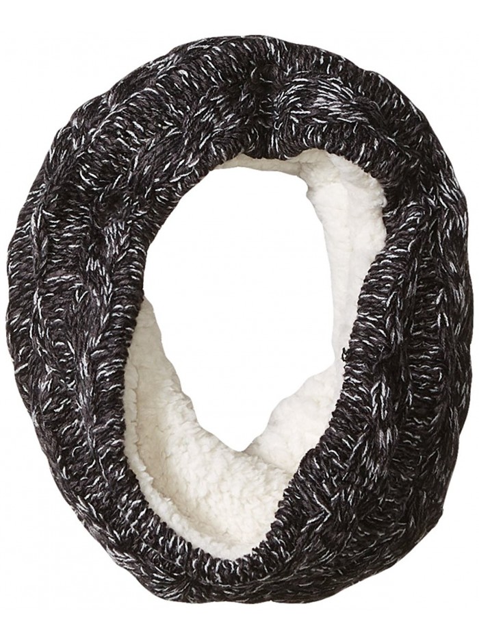 Bearpaw Women's Two-sided Cozy Collar Scarf- charcoal/charcoal- One Size - C2184ONH3WK