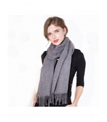 Women Wraps Winter Warm Cashmere Imitation Solid Color Fashion Scarves ...