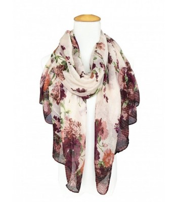 Herebuy Fashionable Floral Scarves Pretty