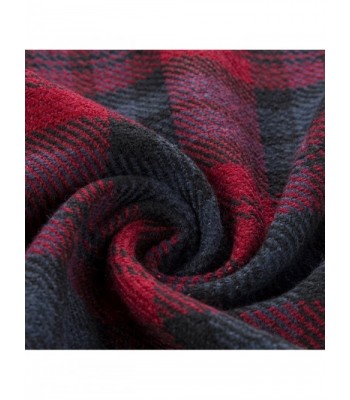 Oversize Blanket Fringe Scottish Tartan in Cold Weather Scarves & Wraps