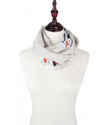Vincent Elegant Infinity Christmas Snowman in Cold Weather Scarves & Wraps