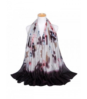 TONSEE Women Ladies Fashion Printing Long Soft Wrap Scarf Shawl - Coffee - CY12N2LL1IF