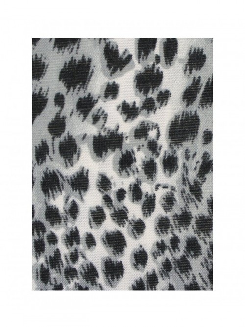 Animal Cheetah Print Infinity Scarf - Charcoal - CH11OVGLSWZ