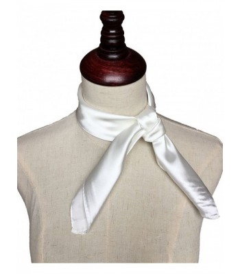 Womens Solid Color Square Neckerchief