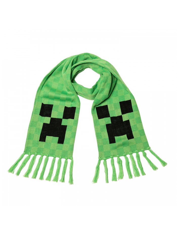 Minecraft Creeper Face Knit Scarf - CB12NUEUT3B