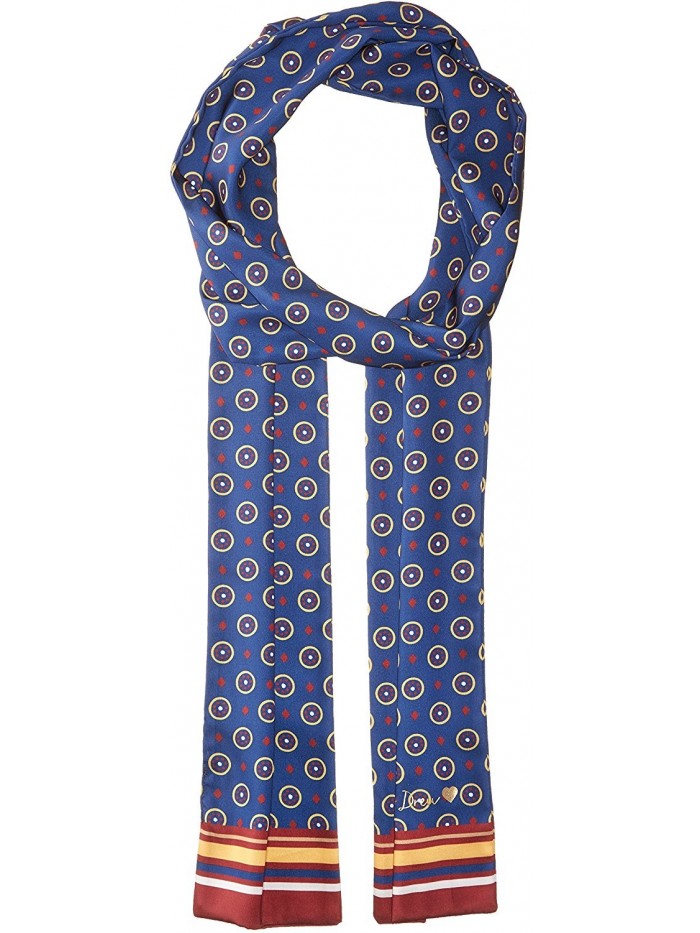 Dear Drew by Drew Barrymore Women's Wall St Skinny Scarf - Bright Nights - CN1858ZX6TY