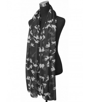 Lina Lily Print Womens Lightweight in Fashion Scarves