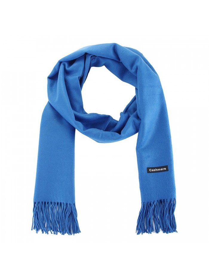 Winter Cashmere Lambswool Fringe Valentines - Blue - CY126NRM5YJ