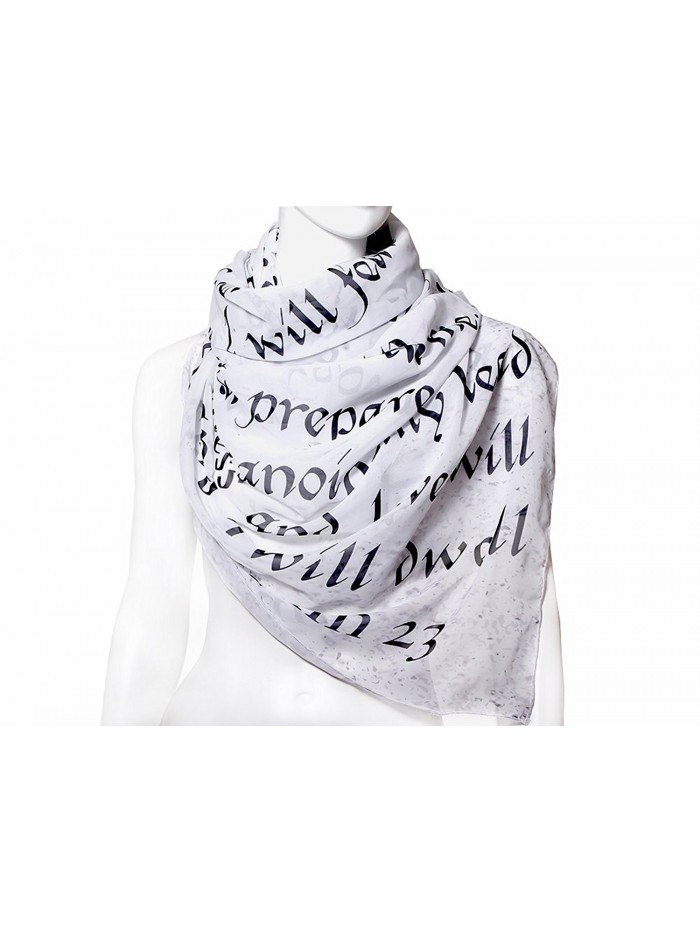 THE BIBLE BOOK SCARF chiffon - CU17YLD4TLL