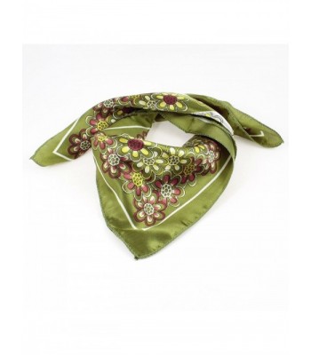 Flower Print Polyester Scarf Neckerchief