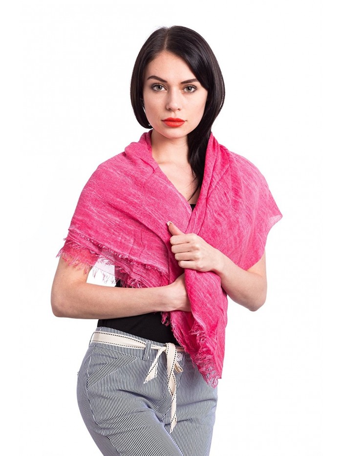Abbino 1316 Unisex Scarves Shawls - Made in Italy - Summer Autumn Winter - Red - CA12O79RP2T