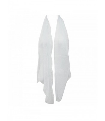 Wrapables Solid Color Scarf White