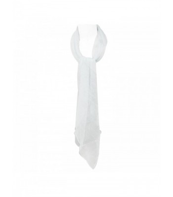 Wrapables Solid Color Scarf White in Fashion Scarves